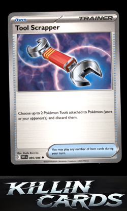 Tool Scrapper 085/086 Pokemon Uncommon SV: White Flare Card NM - Image 1