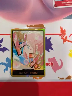 ONE PIECE GOLD DON !! Card(Gold Frame/Shirahoshi) PRB02 -- THE BEST - Image 1