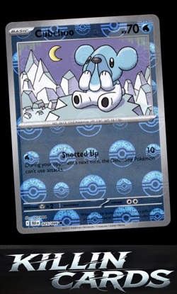 Cubchoo (Poke Ball Pattern) 025/086 Pokemon Common SV: Black Bolt Card NM - Image 1