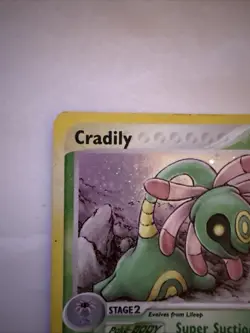 Pokemon TCG Cradily with Swirl 🍥EX Sandstorm Holo Card 3/100 Rare - Image 2