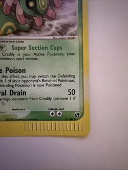 Pokemon TCG Cradily with Swirl 🍥EX Sandstorm Holo Card 3/100 Rare - Image 4