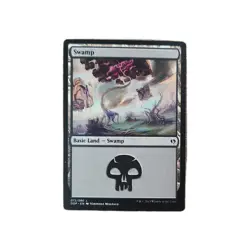Magic The Gathering Swamp Land Card Dual Decks: Phyrexia V The Coalition 072/080 - Image 1