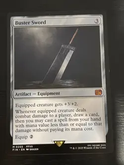 Buster Sword Final Fantasy Regular - MTG - Image 1