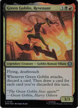 Green Goblin, Revenant U Marvel's Spider-Man 130 NM Foil MTG - Image 1