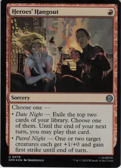 Heroes' Hangout U Marvel's Spider-Man 79 NM Foil MTG - Image 1