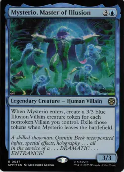 Mysterio, Master of Illusion R Marvel's Spider-Man 37 NM Foil MTG - Image 1