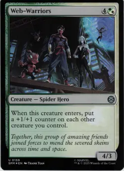 Web-Warriors U Marvel's Spider-Man 159 NM Foil MTG - Image 1