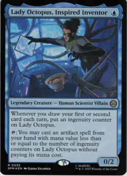 Lady Octopus, Inspired Inventor R Marvel's Spider-Man 35 NM Foil MTG - Image 1
