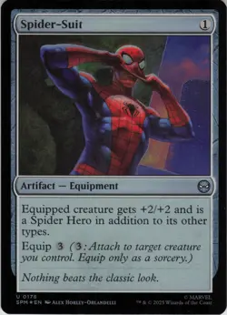 Spider-Suit U Marvel's Spider-Man 176 NM Foil MTG - Image 1