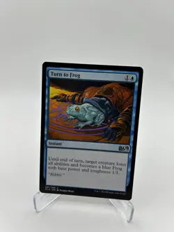MTG Turn to Frog - Instant Magic 2015 (M15) 81/269 M15 Uncommon Blue Magic Gathe - Image 1