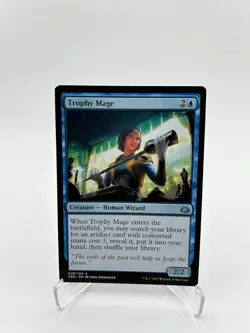 MTG 2017 Trophy Mage - Creature Human Wizard Aether Revolt 48 AER Uncommon Blue - Image 1