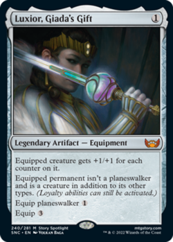 1 x Luxior, Giada's Gift - Foil - Streets of New Capenna - NM-Mint - MTG - Image 1