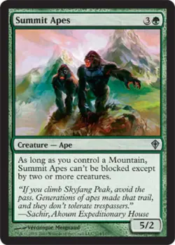 Summit Apes -Foil Medium Play MTG Worldwake - Image 1