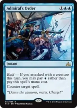 1 x Admiral's Order - Foil - Rivals of Ixalan - NM-Mint - MTG - Image 1