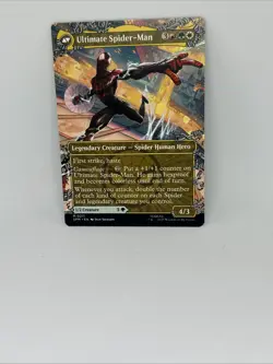 Miles Morales M 0211 Borderless Marvel's Spider-Man Magic the Gathering MTG NM - Image 1