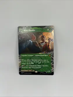 Miles Morales M 0211 Borderless Marvel's Spider-Man Magic the Gathering MTG NM - Image 2