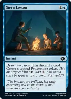 Stern Lesson - Near Mint MTG The Brothers' War - Image 1