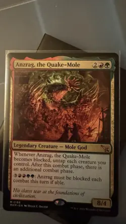 Anzrag, the Quake-Mole Murders at Karlov Manor NM MTG 186 NM - Image 1