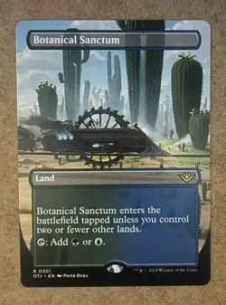 Botanical Sanctum (Borderless) - Outlaws of Thunder Junction - NM MTG - Image 1