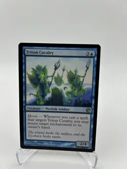 MTG 2014 Triton Cavalry Creature Merfolk Soldier Journey Into Nyx 55 JOU Uncommo - Image 1