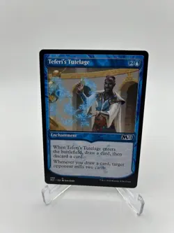 MTG Teferi's Tutelage - Enchantment Core Set 2021 296 M21 Uncommon Blue - Image 1