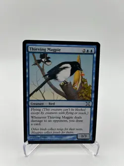 MTG 2007 Thieving Magpie - Creature, Bird 10th Edition 115/383 10ED Uncommon Blu - Image 1