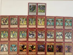 YUGIOH Dragunity Deck Complete 41 - Cards with Sleeves - Image 3