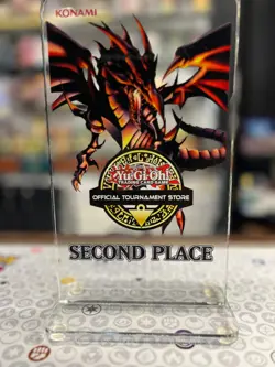 YUGIOH Tournament Trophies Red Eyes Black Dragon Official Konami - Image 3