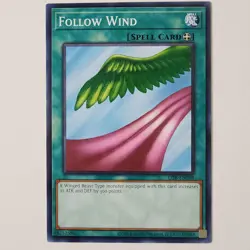 Follow Wind - LOB-EN098 - NM - Common - Unlimited - Yugioh - 25th - Image 1