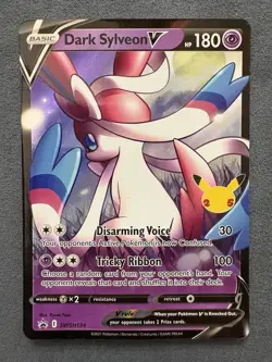 Dark Sylveon V SWSH134 SWSH: Sword & Shield Promo Cards Holo - Image 1
