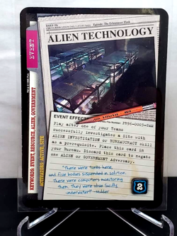 1996 The X-Files Collectible Card Game Promo Alien Technology CCG Promo #2 - Image 1