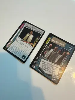 X-Files CCG Card Game Gregors Smoke & Mirrors Promo RARE - Image 1