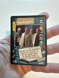 X-Files CCG Card Game Gregors Smoke & Mirrors Promo RARE - Image 3