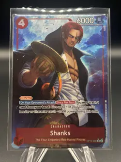 One Piece Cards Game - Shanks (Alt Art) OP12-008 R Legacy of the Master English - Image 1