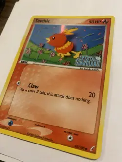 Pokemon TCG Torchic EX Crystal Guardians 65/100 Reverse Holo Common Card - Image 2