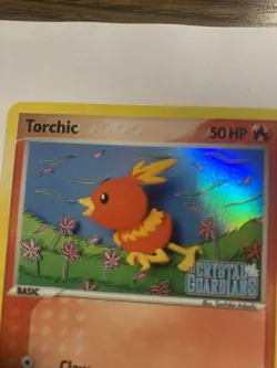 Pokemon TCG Torchic EX Crystal Guardians 65/100 Reverse Holo Common Card - Image 3