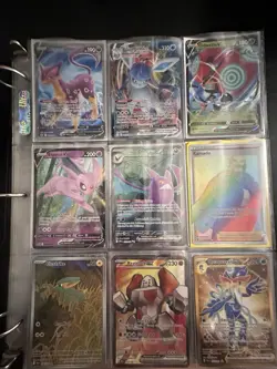 Pokemon Binder With Mixed Lot Of 51 Cards - Image 1
