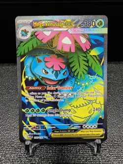 Mega Venusaur EX 155/132 Ultra Rare Mega Evolution Pokemon Card Near Mint - Image 3