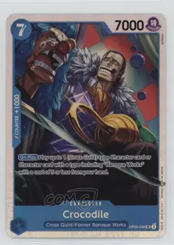2024 One Piece Card Game: Emperors in the New World OP09 SR Crocodile #OP09-046 - Image 1