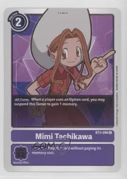 2021 Digimon Card Game - Release Special Ver 15 Rare Mimi Tachikawa #BT3-096 - Image 1
