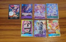 One Piece Card Game Japanese Lot Rayleigh Pudding Uta Jewlery Bonney Usohachi - Image 1