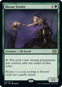 Bloom Tender -Foil Light Play MTG Double Masters 2022 - Image 1