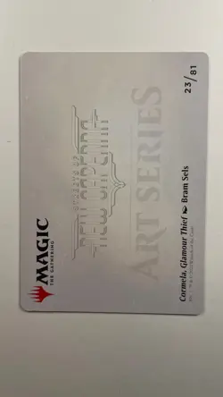 MTG Streets of New Capenna Art Series Cormela, Glamour Thief Art Card 23/81 - Image 2