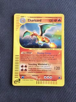 Pokemon TCG Charizard Expedition Holo Card 6/165 E Series E Reader - Image 1