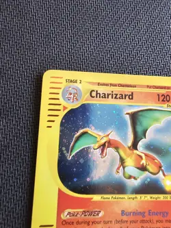 Pokemon TCG Charizard Expedition Holo Card 6/165 E Series E Reader - Image 3