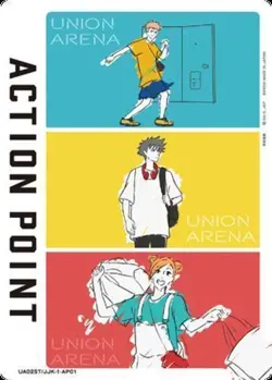 Union Arena UA02ST/JJK-1-AP01 Action point card Korajo Fushiguro Kugisaki AP Jap - Image 1