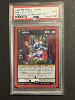 2022 Metazoo TCG NYC King Times Square Promo Card Exclusive Rat King PSA 9 MINT - Image 1