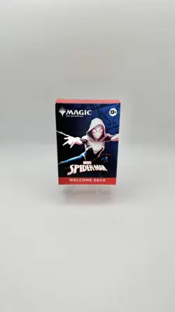 RED 2025 SDCC EXCLUSIVE MAGIC THE GATHERING SPIDER MAN RED WELCOME DECK CARDS - Image 1