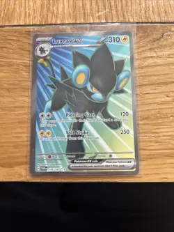 Pokemon TCG Luxray EX Full Art Rare Card 195/167 S&V Twilight Masquerade - Image 1