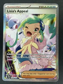 Lisia's Appeal 246/191 Sv08: Surging Sparks Holo 2024 POKEMON Card NM Mint - Image 1